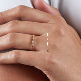 “k” Mayfair Rings - 18ct Yellow Gold