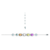 "1" Aquafiore Bracelet – Silver