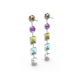 "2" Aquafiore Earrings - Silver