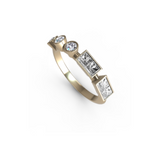 “3” Amanti Rings - 18ct Yellow Gold