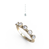 “5” Amanti Rings - 18ct Yellow Gold