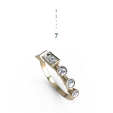 “7” Amanti Rings - 18ct Yellow Gold