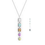 "8" Aquafiore Pendant - Silver