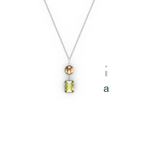 "A" Aquafiore Pendant - Silver