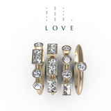 “LOVE” Amanti Rings - 18ct Yellow Gold