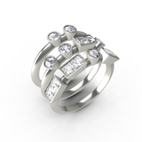 “ILY” Amanti Rings - Platinum