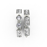 “XO” Amanti Rings - Platinum