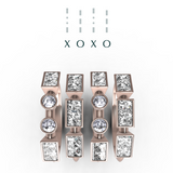 “XOXO” Amanti Rings - Rose Gold