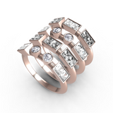 “XOXO” Amanti Rings - Rose Gold