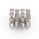 “XOXO” Amanti Rings - Rose Gold