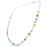 "BRITTANY" Aquafiore Necklace - Silver