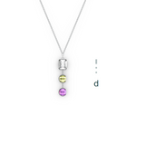 "D" Aquafiore Pendant - Silver