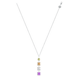 "J" Aquafiore Pendant - Silver