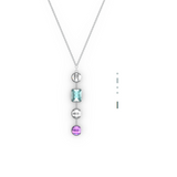 "L" Aquafiore Pendant - Silver