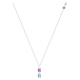 "M" Aquafiore Pendant - Silver