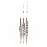 “ILY” Mayfair Rings - Rose Gold