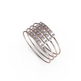 “XOXO” Mayfair Rings - Rose Gold