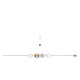 "N" Aquafiore Bracelet – Silver