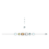 "P" Aquafiore Bracelet – Silver