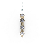 “h” Amanti Rings - 18ct Yellow Gold