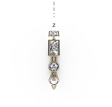 “z” Amanti Rings - 18ct Yellow Gold
