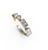 “3” Amanti Rings - 18ct Yellow Gold