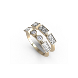 “XO” Amanti Rings - 18ct Yellow Gold