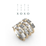 “XOXO” Amanti Rings - 18ct Yellow Gold