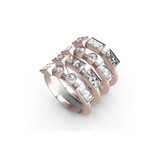 “XOXO” Amanti Rings - Rose Gold