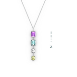 "Z" Aquafiore Pendant - Silver