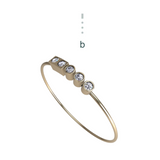 9ct Yellow Gold Morse Code Ring Letter ‘B’ – codebyEdge Hidden Message Jewellery