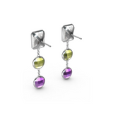 "D" Aquafiore Earrings - Silver