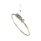9ct Yellow Gold Morse Code Ring Letter "D" Mayfair Collection Hidden Message Jewellery