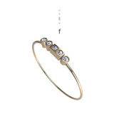 9ct Yellow Gold Morse Code Ring “F” – Mayfair Collection Hidden Message Jewellery