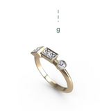 “g” Amanti Rings - 18ct Yellow Gold