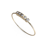 9ct Yellow Gold Morse Code Ring “G” – Mayfair Collection Hidden Message Jewellery