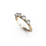“h” Amanti Rings - 18ct Yellow Gold