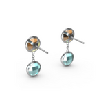 "I" Aquafiore Earrings - Silver