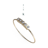 “k” Mayfair Rings - 18ct Yellow Gold