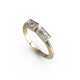 “m” Amanti Rings - 18ct Yellow Gold