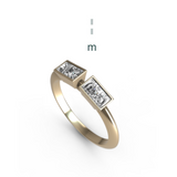 “m” Amanti Rings - 18ct Yellow Gold