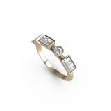 “q” Amanti Rings - 18ct Yellow Gold