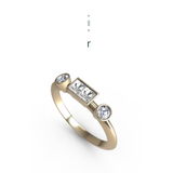 “r” Amanti Rings - 18ct Yellow Gold