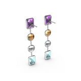 "X" Aquafiore Earrings - Silver