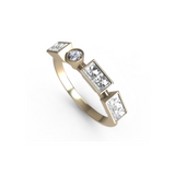 “y” Amanti Rings - 18ct Yellow Gold