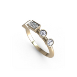 “z” Amanti Rings - 18ct Yellow Gold