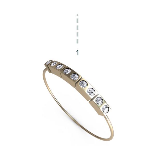“1” Mayfair Rings - 18ct Yellow Gold