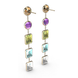 "2" Aquafiore Earrings - 18ct Yellow Gold