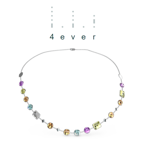 "4EVER" Aquafiore Necklace - Silver