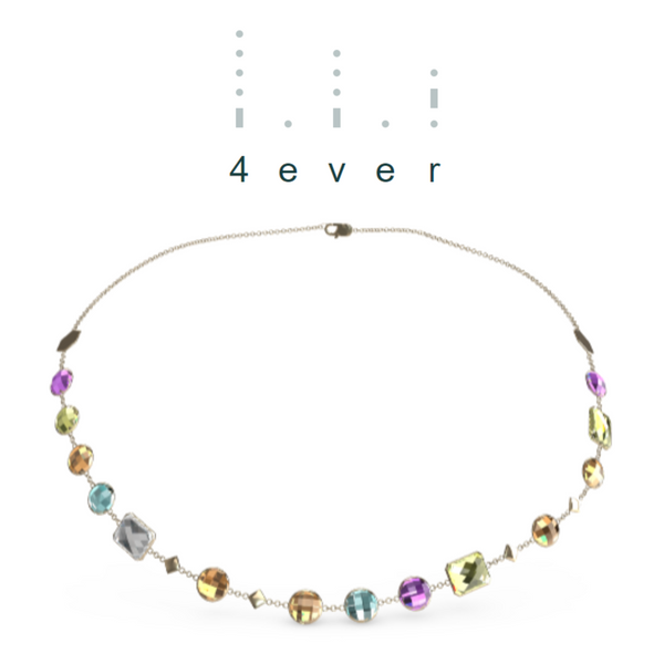 "4EVER" Aquafiore Necklace - 18ct Yellow Gold